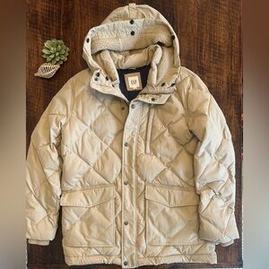GAP | Tan Quilted Primaloft Insulated Parka